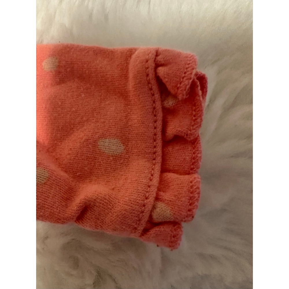 Carter’s Just One You Little Sister Footed Sleeper 3M Pink Polka Dot - Picture 4 of 5